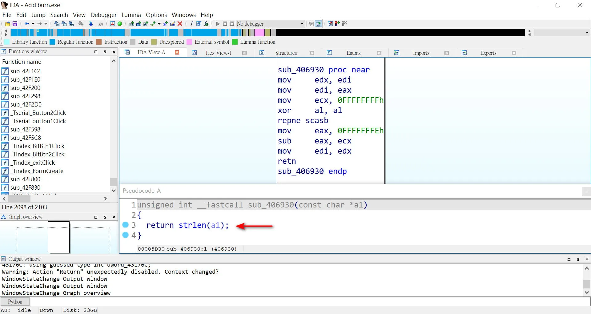 acid-burn-ida-strlen