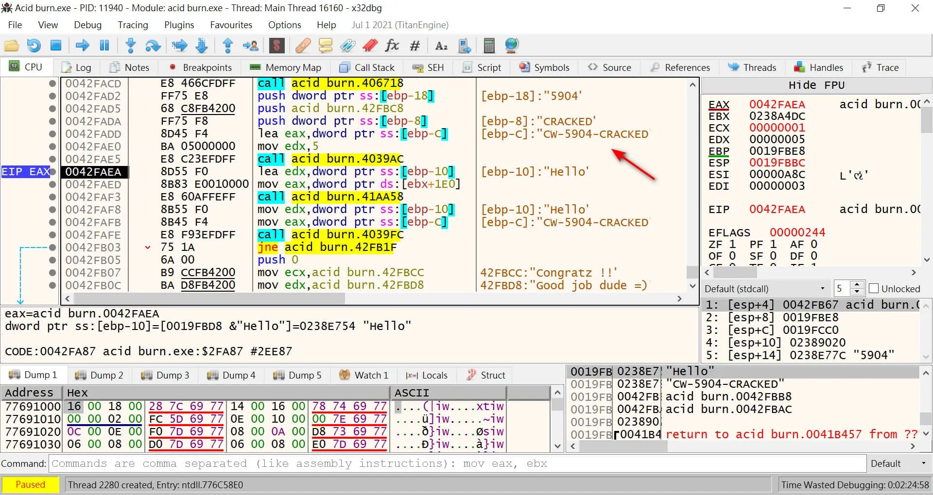 acid-burn-serial-result